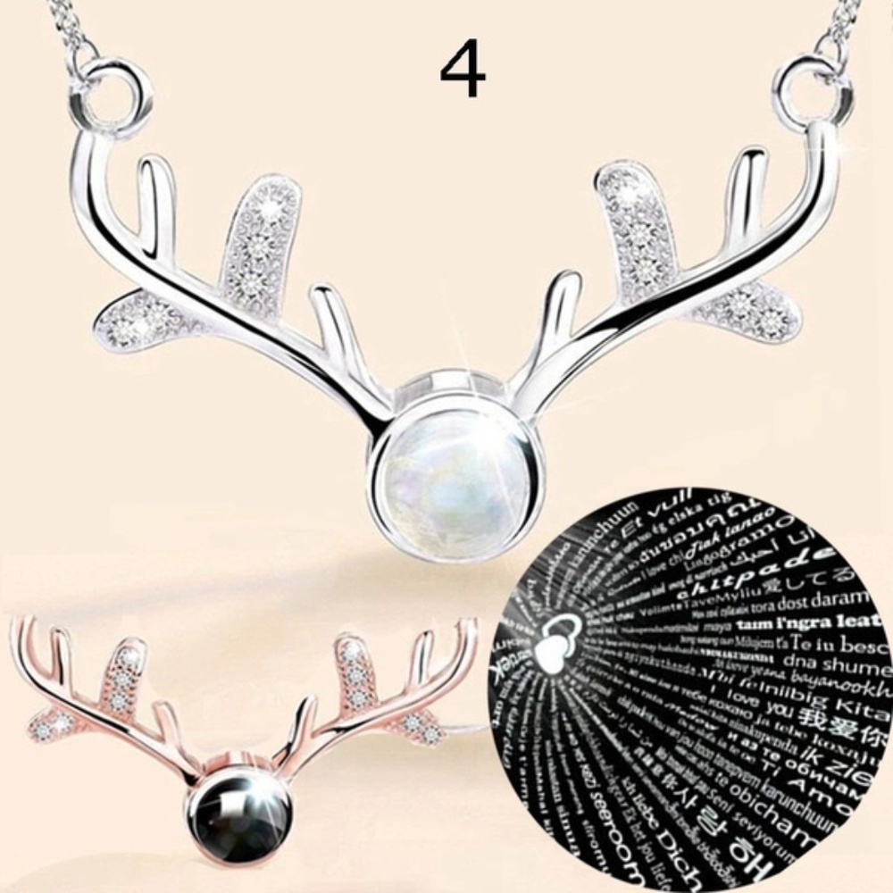 I love you PROJECTION NECKLACE! 100 languages!